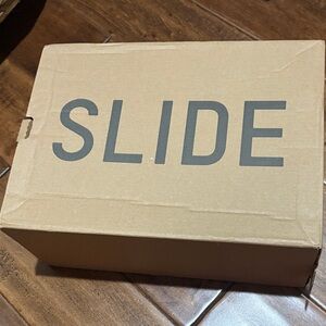 Yeezy Kids Slide Sandals in black